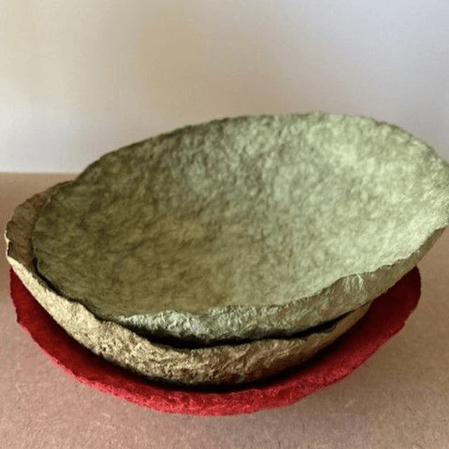 Coupelles fines en papier mâché  