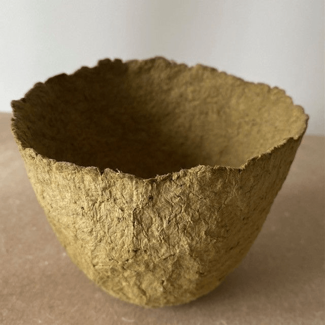Bol haut en papier mâché Vert 